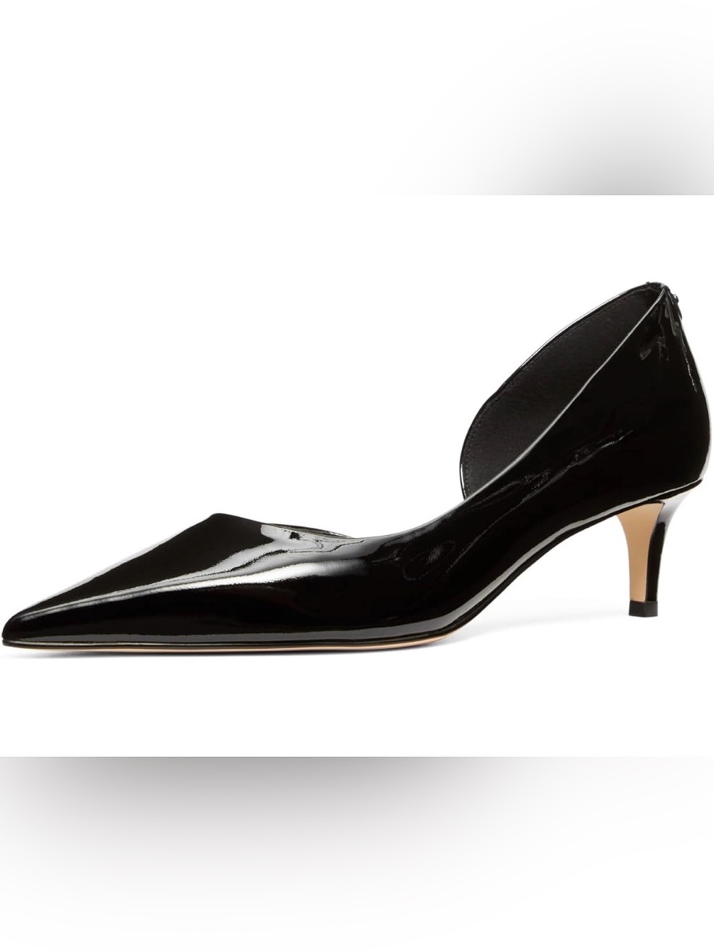 NIB Michael Kors Women's Elyse Kitten Pumps Black Patent Leather Sz 6